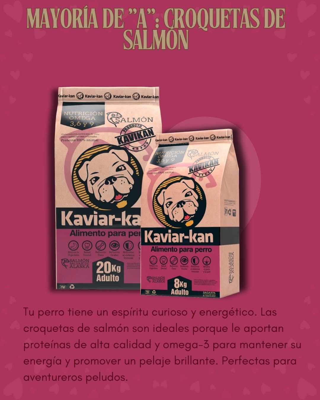 Kaviar-kan Croquetas de Salmón Adulto
