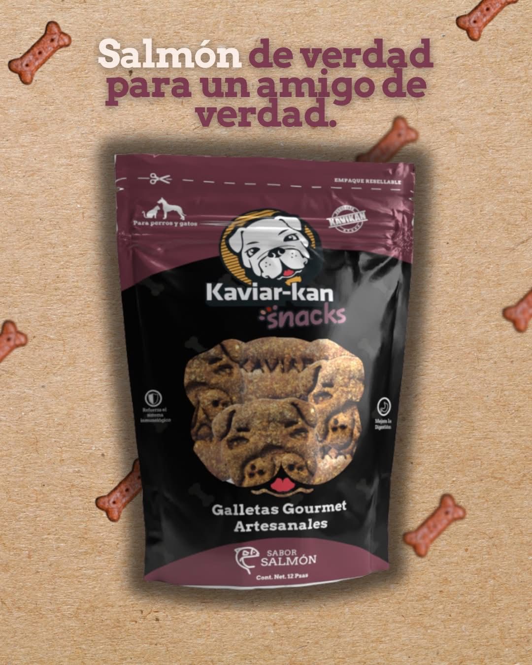 Kaviar-kan Snacks Salmón