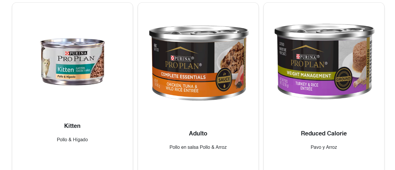 Purina Pro Plan Alimento Húmedo Gatos