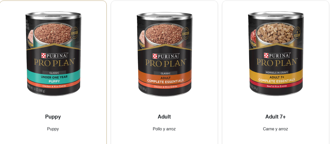 Purina Pro Plan Alimento Húmedo Perros