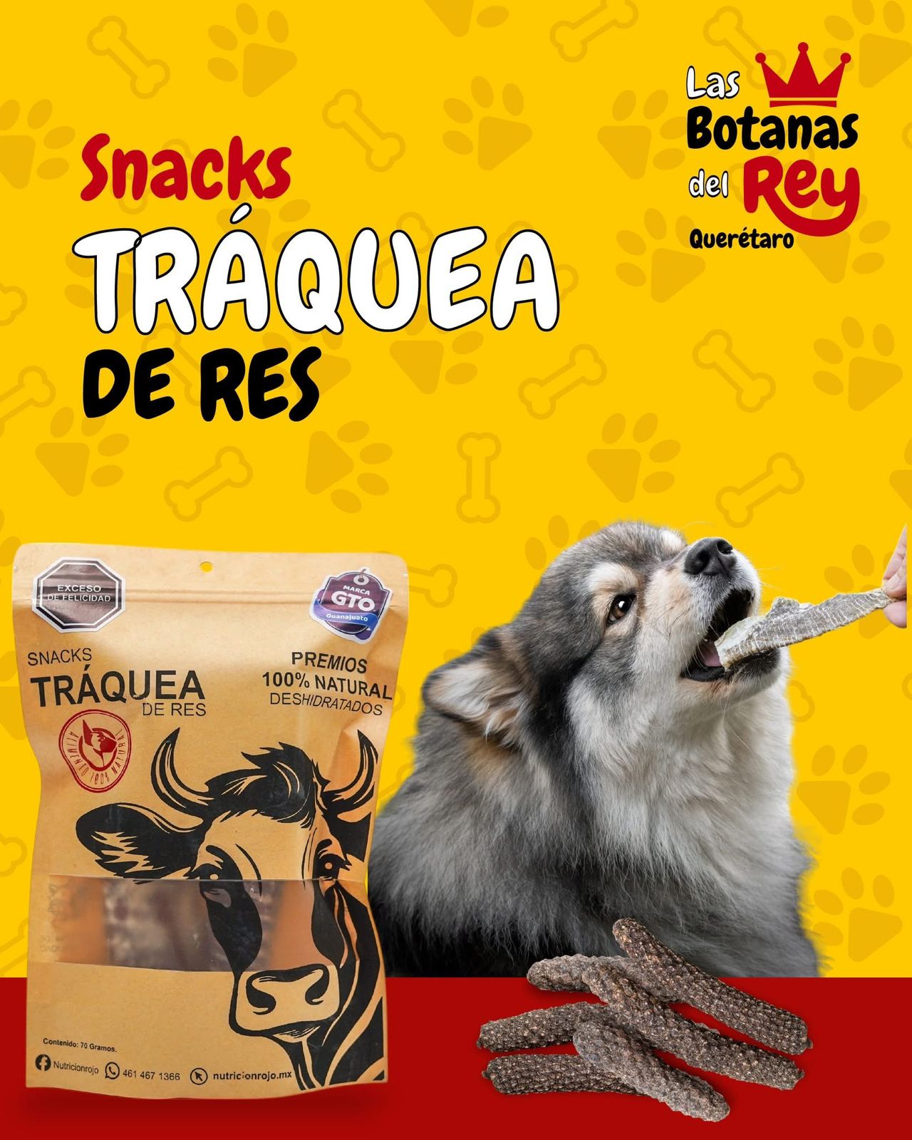 Snacks Tráquea de Res